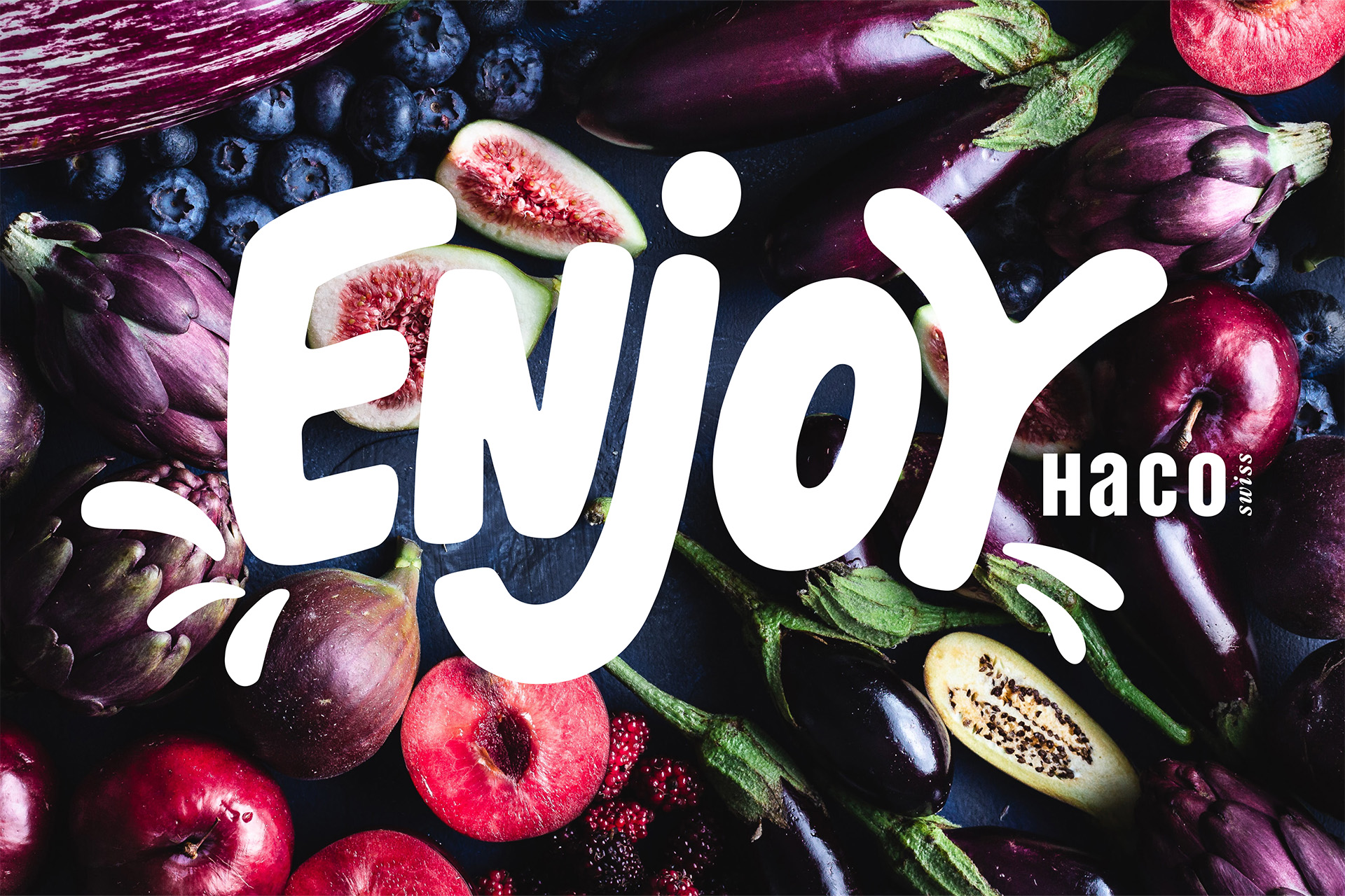 Enjoy Gastronomy Magazine Food Fresh Vegetables Fruits Colorful Appealing Art Direction Typography Text Photography Humans Mobile Website 