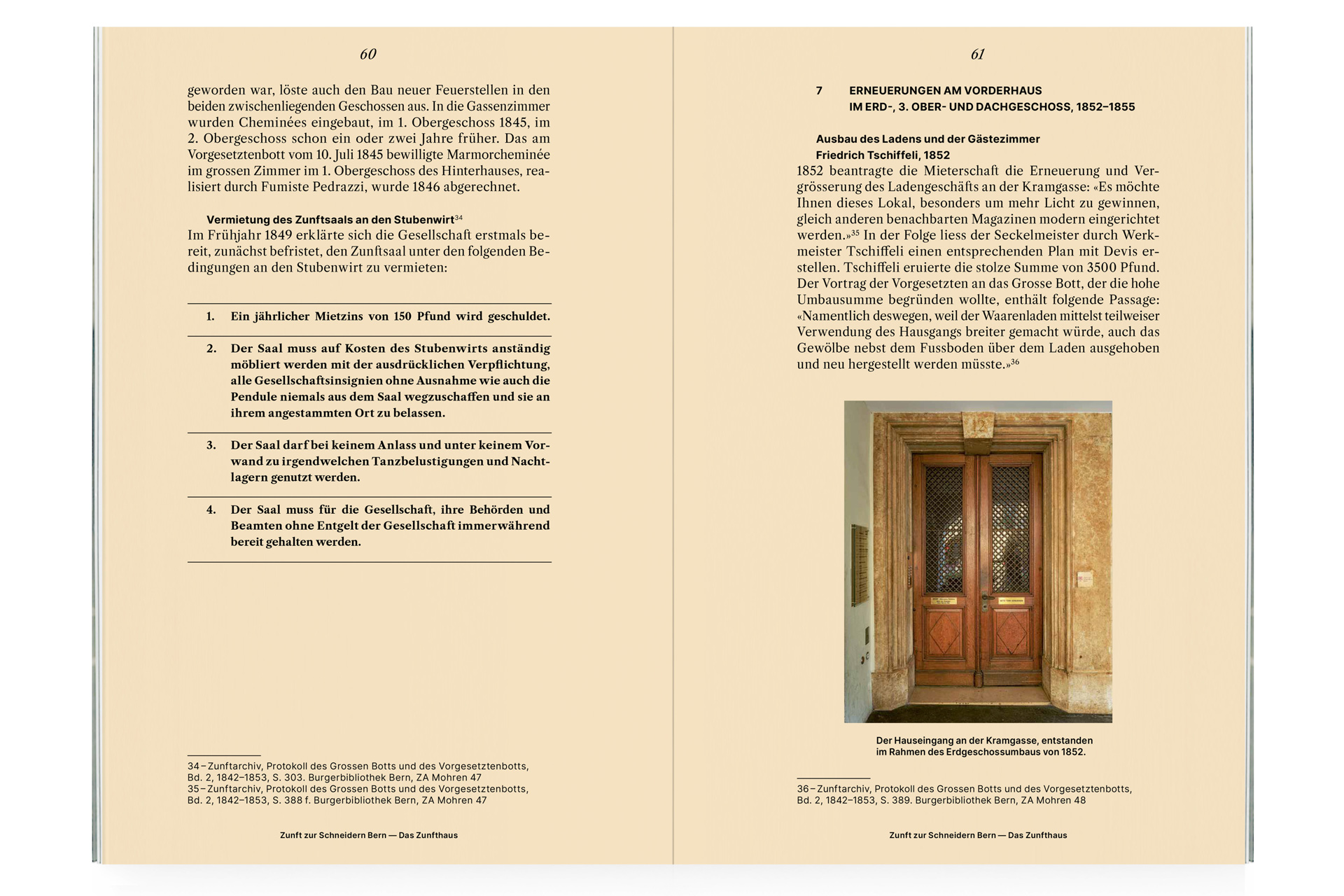 Zunft zur Schneidern Bern Buch Design